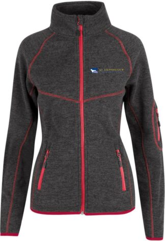 Fleecejakke dame YOU® Salt lake (grønn, rosa og turkis)